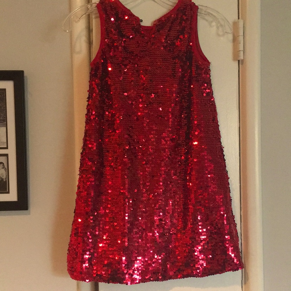 Chasing Fireflies red sequin dress size 8